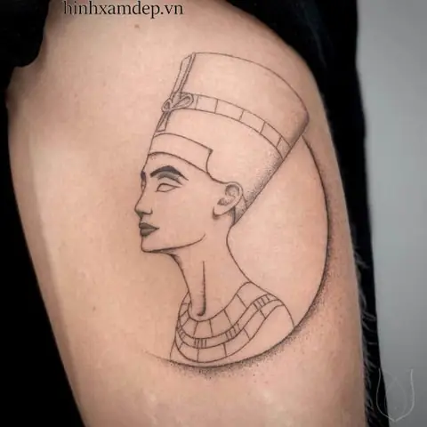 Xäm Hã¬nh Ná»¯ Hoã Ng Nefertiti Ai Cáº­p?