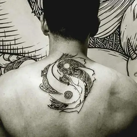 Hình Ảnh Cho Hình Xăm Âm Dương Cách Biệt: