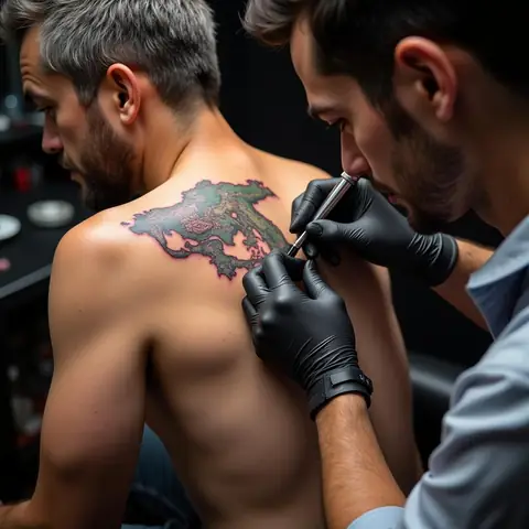 Quá Trình Xăm Hình Bản Đồ Việt Nam Full Lưng: Chuẩn Bị, Thực Hiện Và Chăm Sóc Sau Xăm