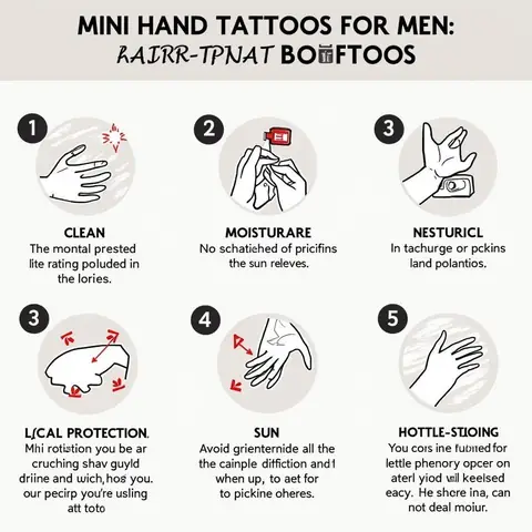 Hướng Dẫn Chăm Sóc Hình Xăm Mini Ở Mu Bàn Tay Nam Sau Khi Xăm