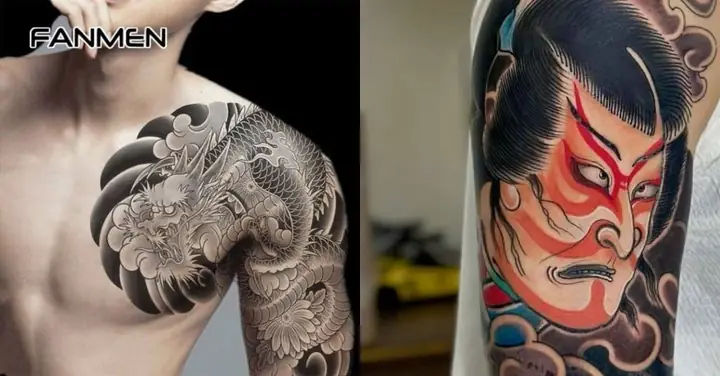 Xăm Bắp Tay Nhật Cổ Cho Nam