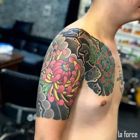 Mẫu Hình Xăm Bắp Tay Hoa Mẫu Đơn Mẫu Hình Xăm Bắp Tay Hoa Mẫu Đơn