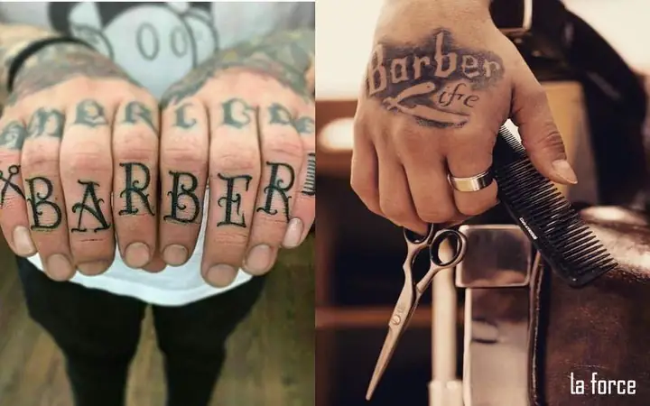 Hình Xăm Chữ Barber Hình Xăm Chữ Barber