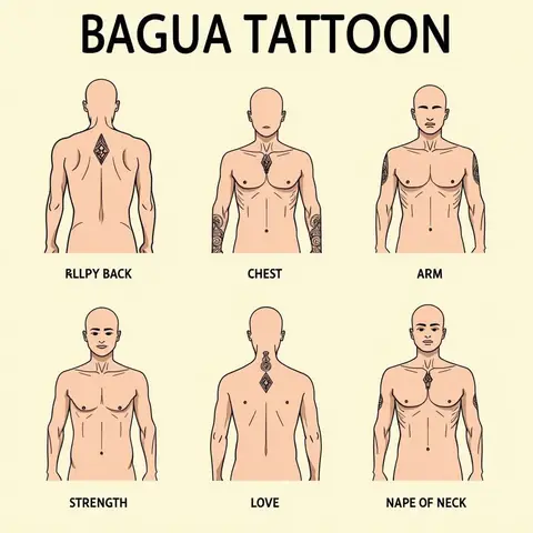 Vị Trí Xăm Bát Quái Và Ý Nghĩa Riêng Biệt