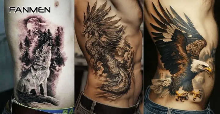 Hình Xăm Bên Hông Nam Về Các Loại Động Vật