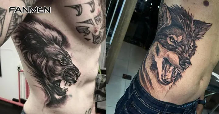 Hình Xăm Bên Hông Nam Về Các Loại Động Vật