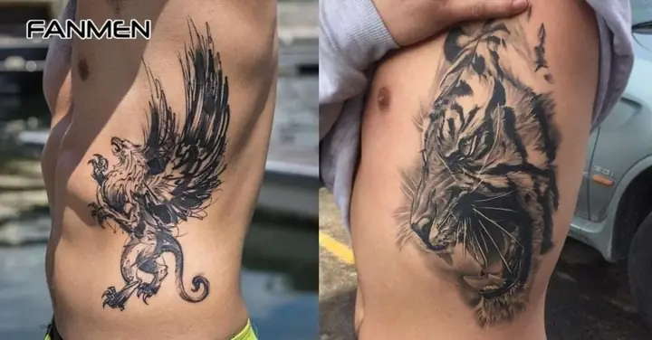 Hình Xăm Bên Hông Nam Về Các Loại Động Vật