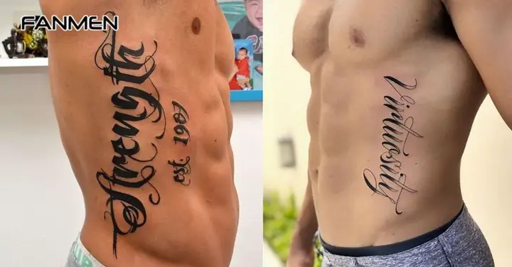 Hình Xăm Chữ Ở Hông Cho Nam