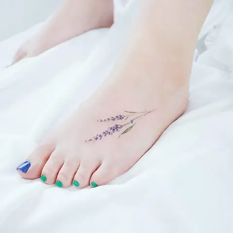 Hình Ảnh Cho Hình Xăm Bồ Công Anh Ở Cổ Chân: