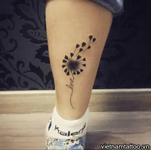 Hình Ảnh Cho Hình Xăm Bồ Công Anh Ở Cổ Chân:
