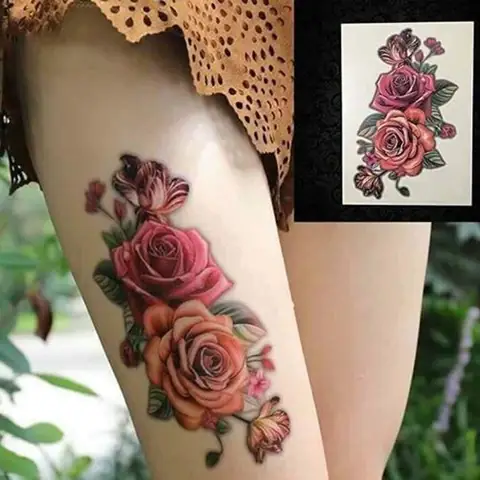Hình Ảnh Cho Hình Xăm Bông Hoa Hồng Mini: Hình Ảnh Cho Hình Xăm Bông Hoa Hồng Mini: