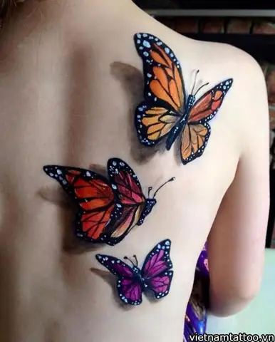 Hình Xăm Bươm Bướm Xăm Ở Vị Trí Nào Mới Đẹp?