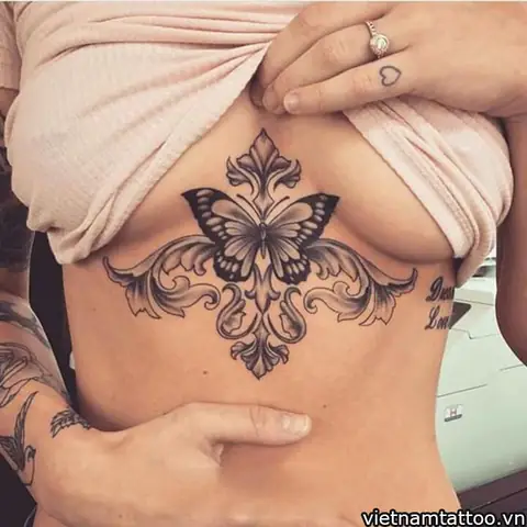 Hình Xăm Bươm Bướm Xăm Ở Vị Trí Nào Mới Đẹp?