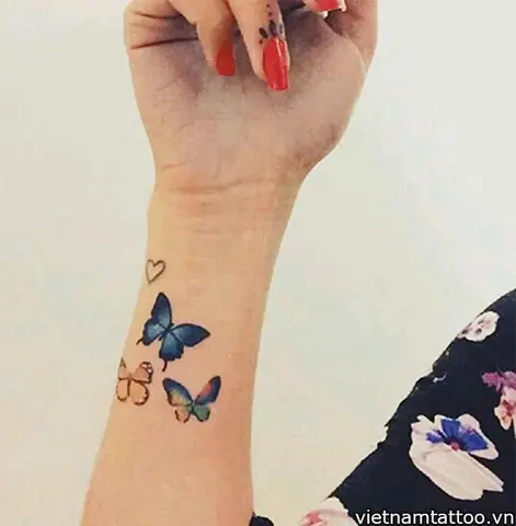 Hình Xăm Bươm Bướm Xăm Ở Vị Trí Nào Mới Đẹp?