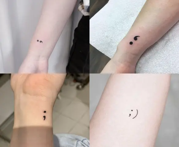 Hình Xăm Dấu Chấm Phẩy