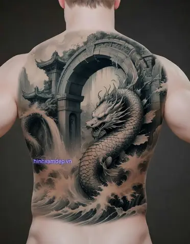 Chá»n Máº«u Hình Xäm Cá Chép Væ°á»£t Vå© Môn Full Læ°ng