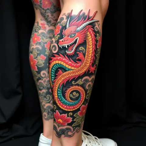 Hinh-xam-ca-rong-full-chan-irezumi-mau-sac-ruc-ro-va-chi-tiet Hinh-xam-ca-rong-full-chan-irezumi-mau-sac-ruc-ro-va-chi-tiet