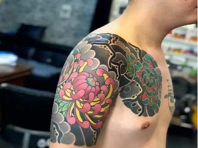 Hình Xăm Hoa Mẫu Đơn