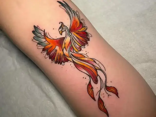 Hình Xăm Phượng Hoàng