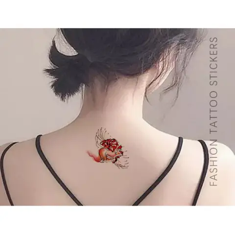 Hình Ảnh Cho Hình Xăm Cáo 9 Đuôi Full Lưng: