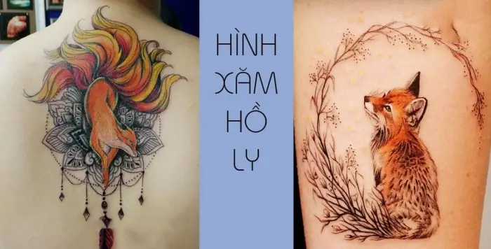 Hình Ảnh Cho Hình Xăm Cáo 9 Đuôi Full Lưng:
