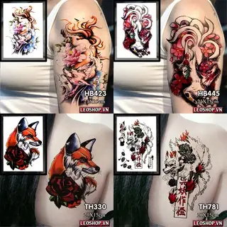 Hình Ảnh Cho Hình Xăm Cáo 9 Đuôi Full Lưng:
