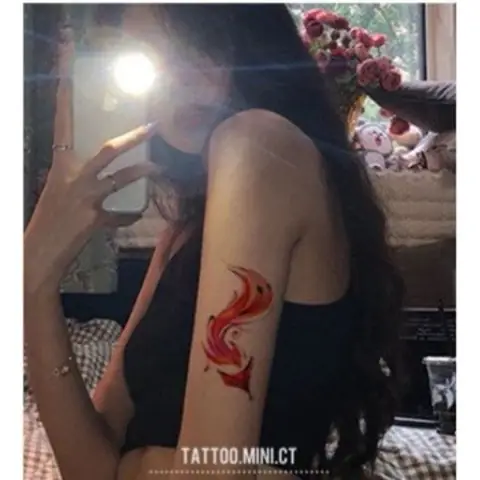 Hình Ảnh Cho Hình Xăm Cáo 9 Đuôi Full Lưng: