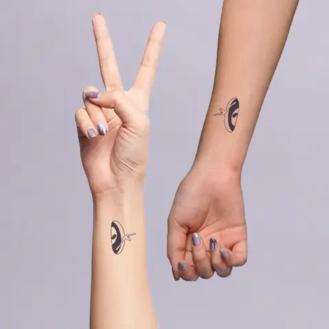 Hình Xăm Cặp Mini Với Bạn Thân Mini