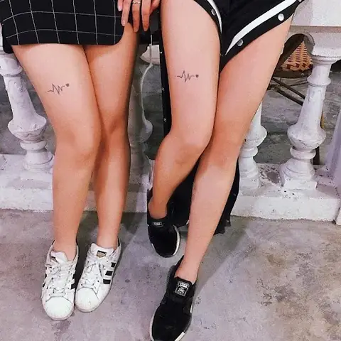 Hình Xăm Cặp Mini Với Bạn Thân Mini