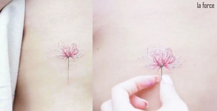 Hình Xăm Cặp Đôi Với Hoa Bỉ Ngạn