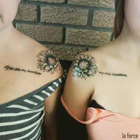Hình Xăm Cặp Đôi Hoa Hướng Dương Hình Xăm Cặp Đôi Hoa Hướng Dương