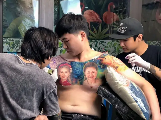 Những Hình Xăm Cha Mẹ Đẹp Ở Vai
