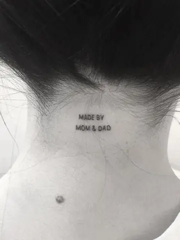 Hình Xăm Về Cha Mẹ Mini Cho Nữ
