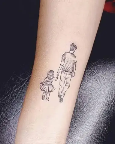 Gợi Ý Các Mẫu Hình Xăm Cha Và Con Gái Đẹp