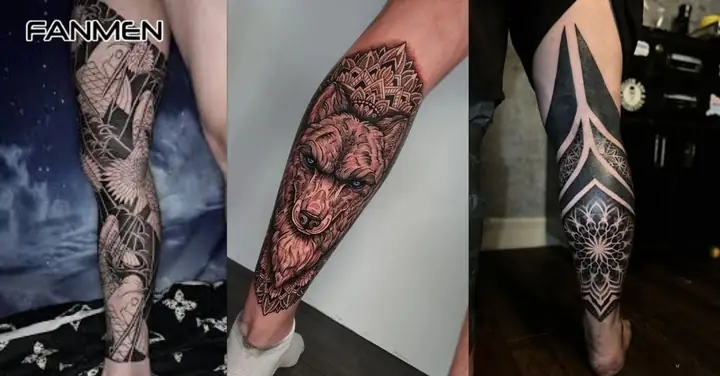Hình Xăm Bít Chân Nam Phong Cách Blackwork