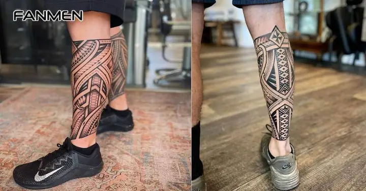 Tribal Leg Tattoo (hình Xăm Phong Cách Bộ Lạc)