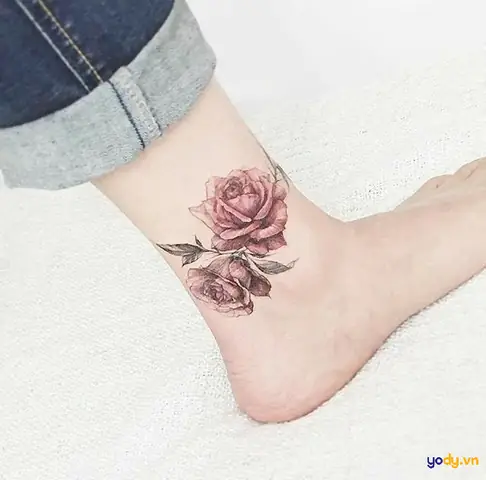Hình Xăm Chân Nữ Độc Nhất Vô Nhị Ở Cổ Chân