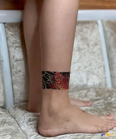 Hình Xăm Chân Nữ Độc Nhất Vô Nhị Ở Cổ Chân