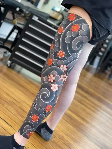 Hình Xăm Full Chân Đẹp Cho Nam