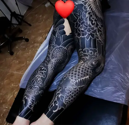 Hình Xăm Full Chân Đẹp Cho Nam