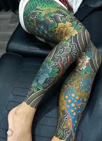 Hình Xăm Full Chân Đẹp Cho Nam