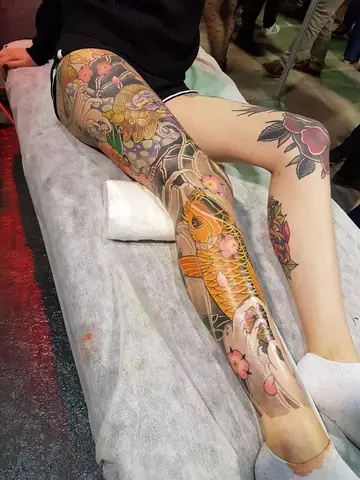 Hình Xăm Full Chân Đẹp Cho Nam