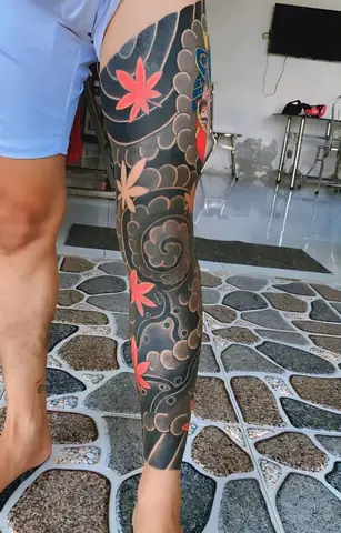 Hình Xăm Full Chân Đẹp Cho Nam