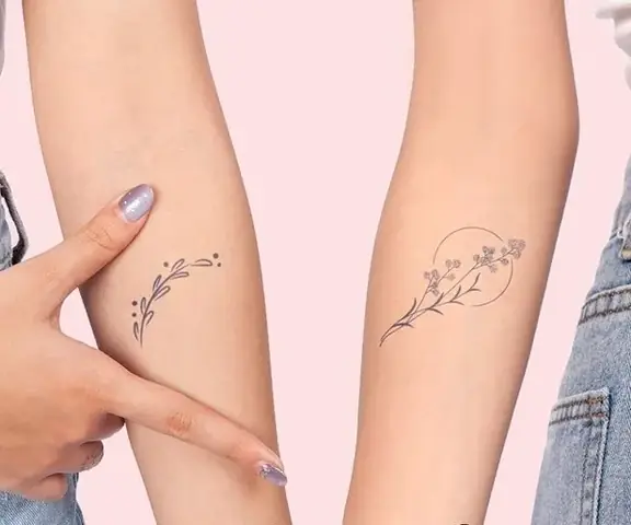 Hình Xăm Chiếc Lá Ở Cánh Tay