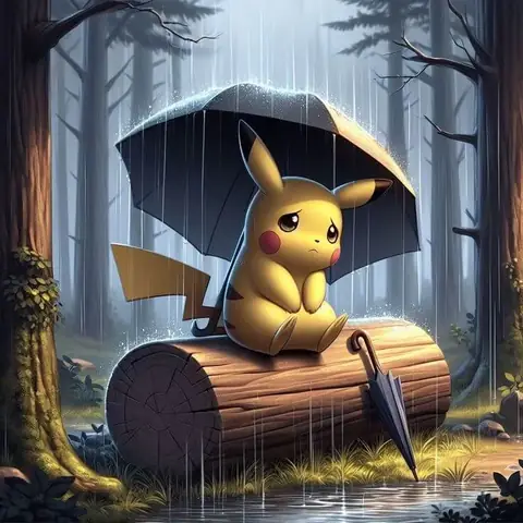Ảnh Pikachu Buồn Với Bối Cảnh Nghệ Thuật Ảnh Pikachu Buồn Với Bối Cảnh Nghệ Thuật