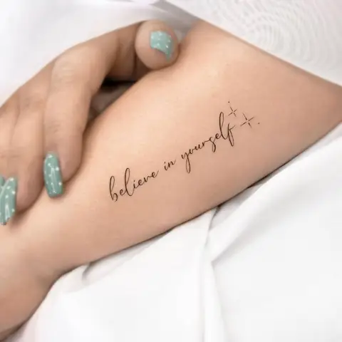 Hình Xăm Chữ Believe Có Ý Nghĩa Gì Và Mang Ý Nghĩa Như Thế Nào Trong Xã Hội Hiện Nay?