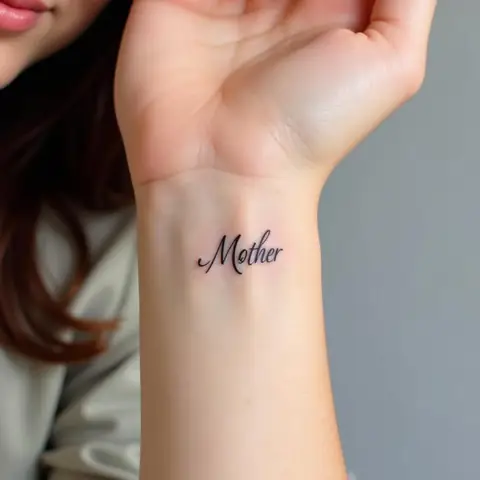 Vị Trí Xăm Hình Chữ Về Mẹ Ý Nghĩa