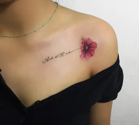Hình Xăm Chữ Đẹp Và Ý Nghĩa Về Tình Yêu