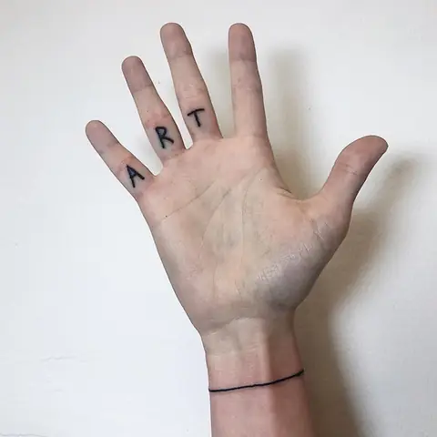 Hình Xăm Chữ Đơn Giản Ý Nghĩa