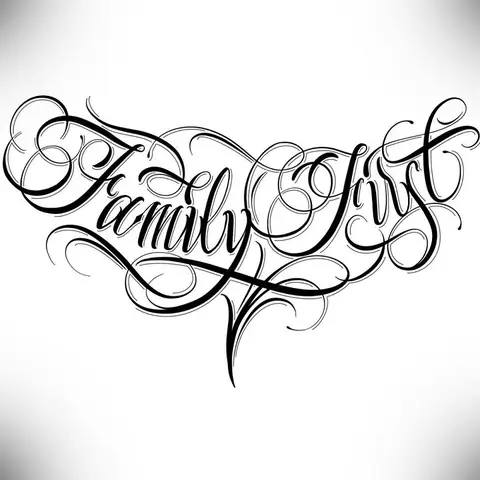 Hình Ảnh Cho Hình Xăm Chữ Family Is Forever Ở Tay: